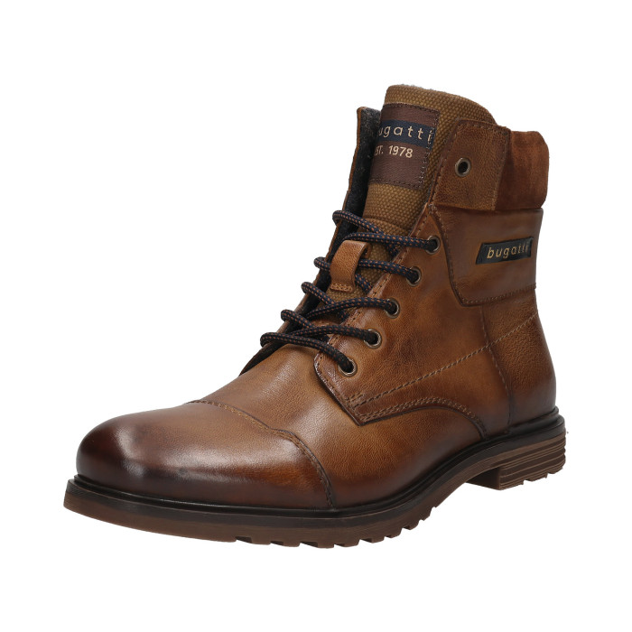 detail Pánské kotníkové zimní boty Bugatti 325-A0U3F-3500 hnědé