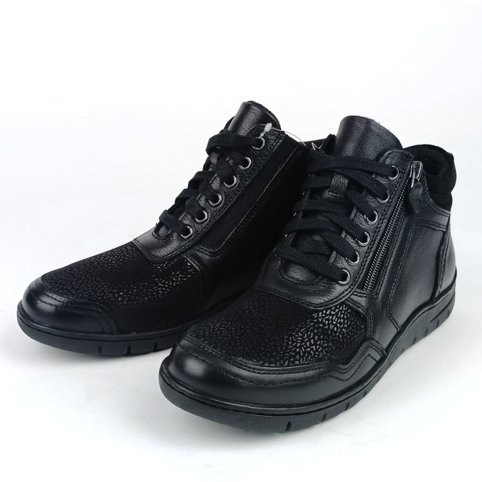 detail Dámské kotníkové zimní boty Wild R732-90 černé