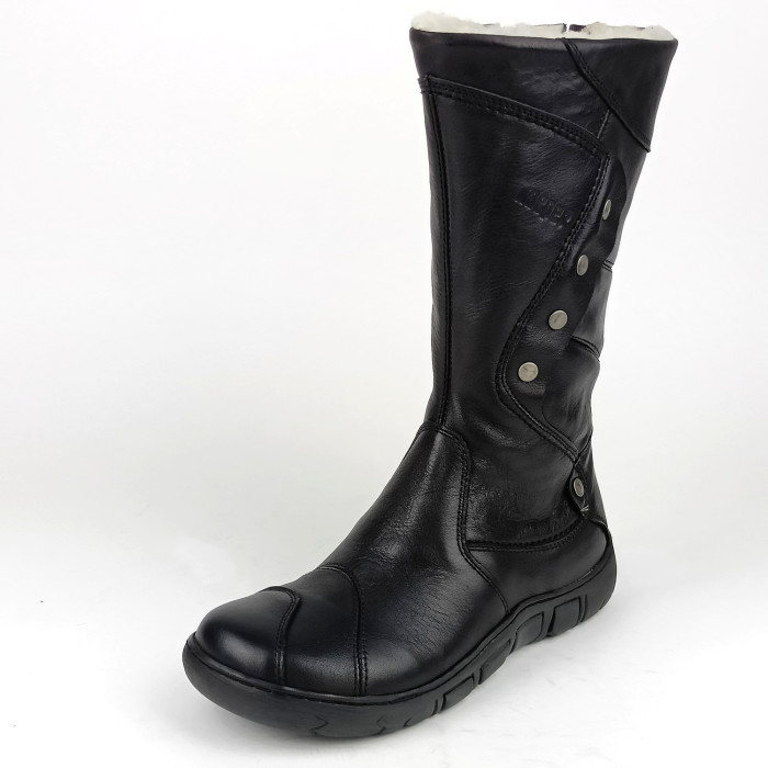 detail Dámské zimní kozačky Kacper 4-0121 163+163-BSF černé