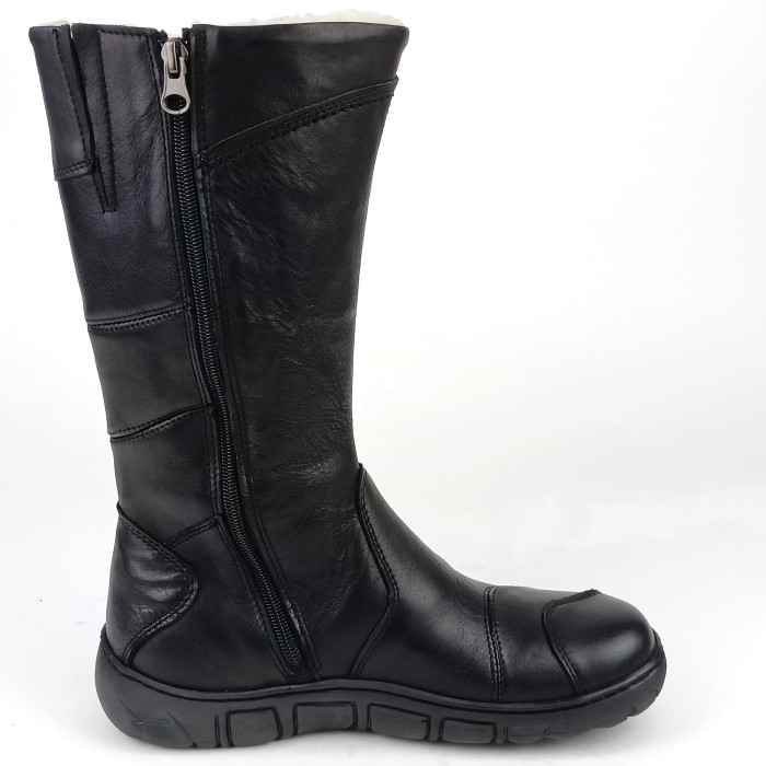 detail Dámské zimní kozačky Kacper 4-0121 163+163-BSF černé