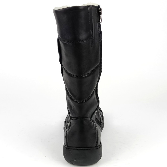 detail Dámské zimní kozačky Kacper 4-0121 163+163-BSF černé