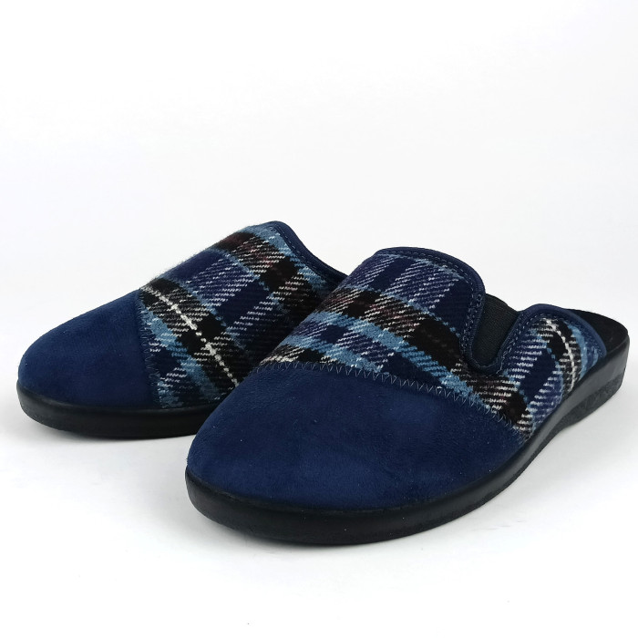 detail Pánské domácí pantofle Rogallo 6074/012 modré