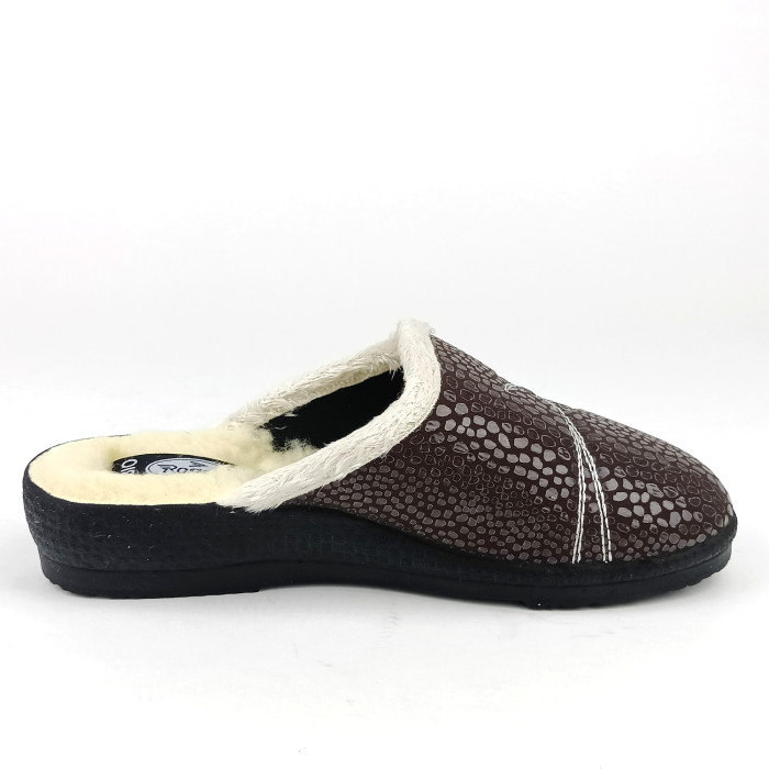detail Dámské domácí pantofle Rogallo 3360/117 hnědé
