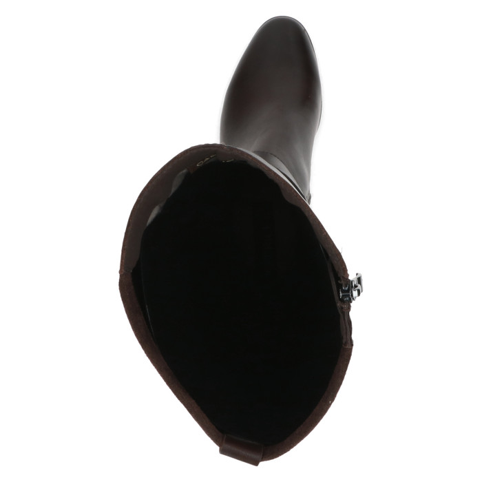 detail Dámské zimní kozačky na podpatku Caprice 9-25501-45 329 hnědé