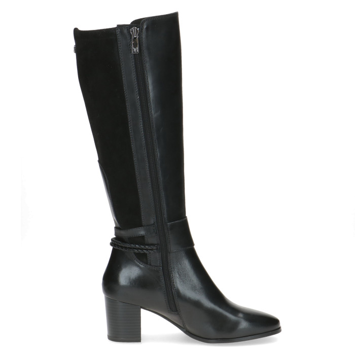 detail Dámské zimní kozačky na podpatku Caprice 9-25501-45 019 černé