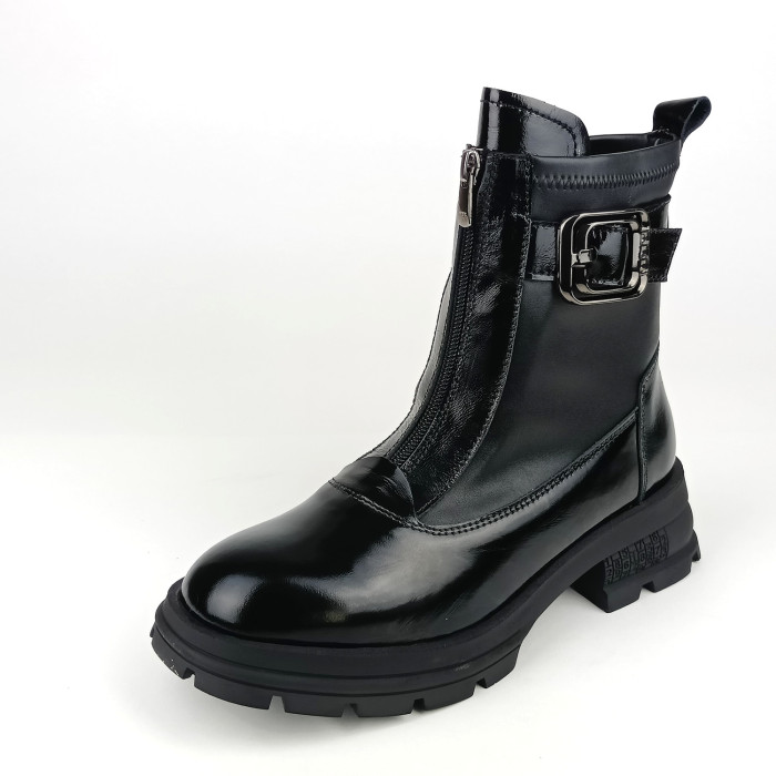 detail Dámské zimní boty na podpatku La Pinta 0430-KS733 černé