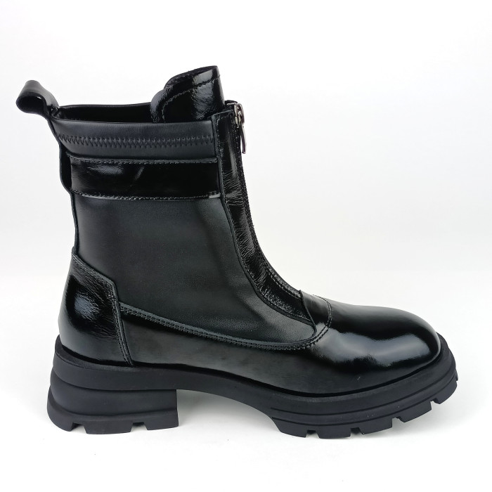 detail Dámské zimní boty na podpatku La Pinta 0430-KS733 černé