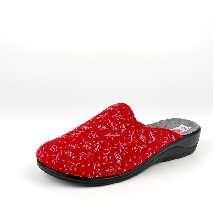 detail Dámské domácí pantofle Rogallo 28183 červené
