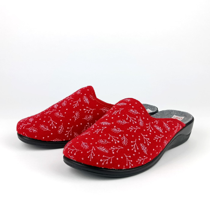 detail Dámské domácí pantofle Rogallo 28183 červené