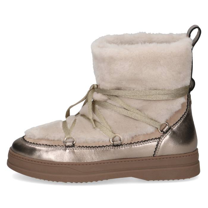 detail Dámské kotníkové zimní boty Caprice 9-76230-45 386 béžové