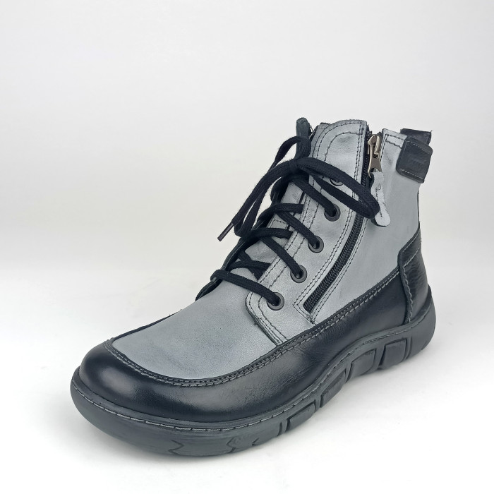 detail Dámské zimní kotníkové boty Kacper 4-1449 šedé