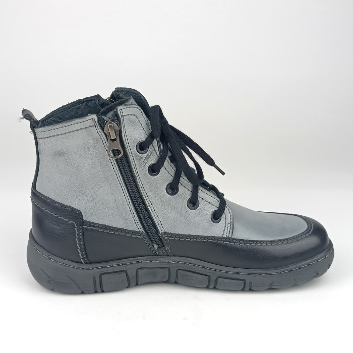 detail Dámské zimní kotníkové boty Kacper 4-1449 šedé