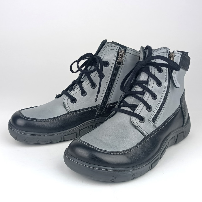 detail Dámské zimní kotníkové boty Kacper 4-1449 šedé