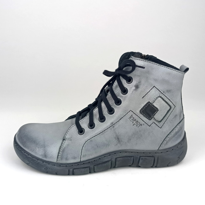 detail Dámské kotníkové zimní boty Kacper 4-0251 šedé