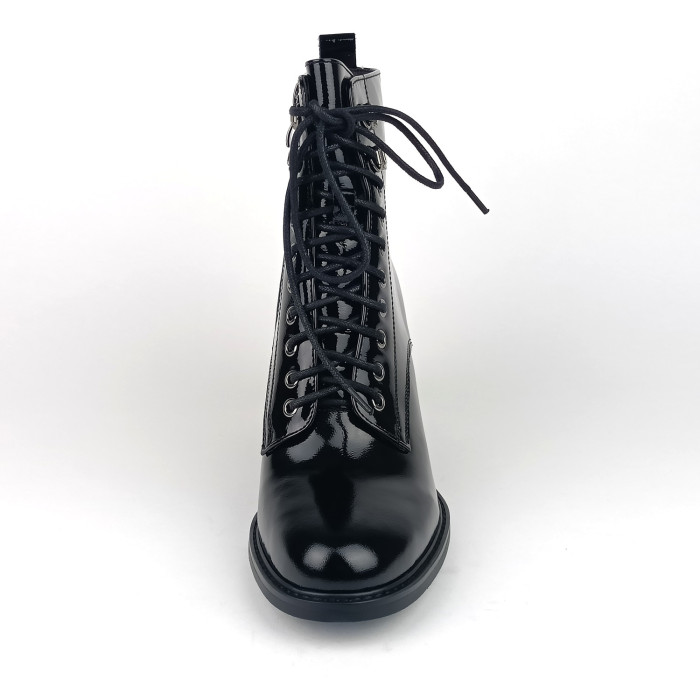 detail Dámské kotníkové boty na podpatku Ladies AZL2428 černé