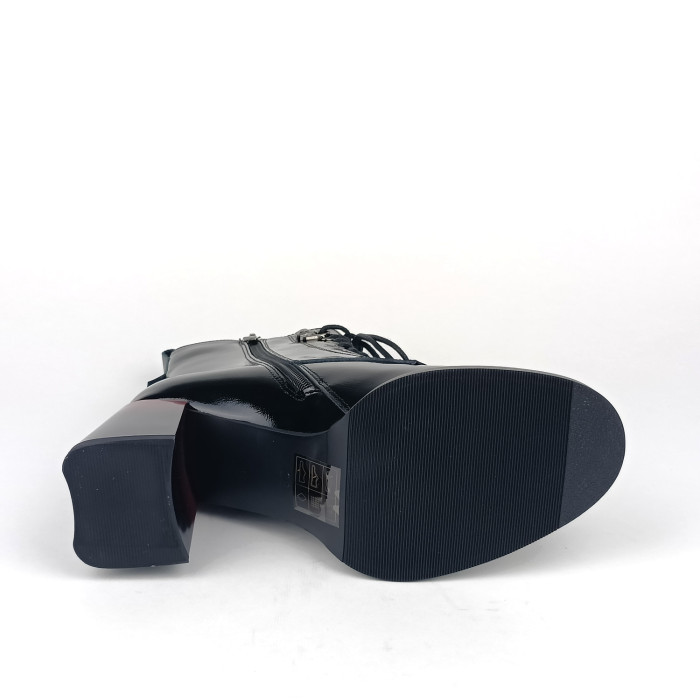 detail Dámské kotníkové boty na podpatku Ladies AZL2428 černé