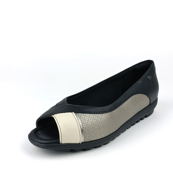 detail Dámské baleríny na klínku Piccadilly 112009-1 černé