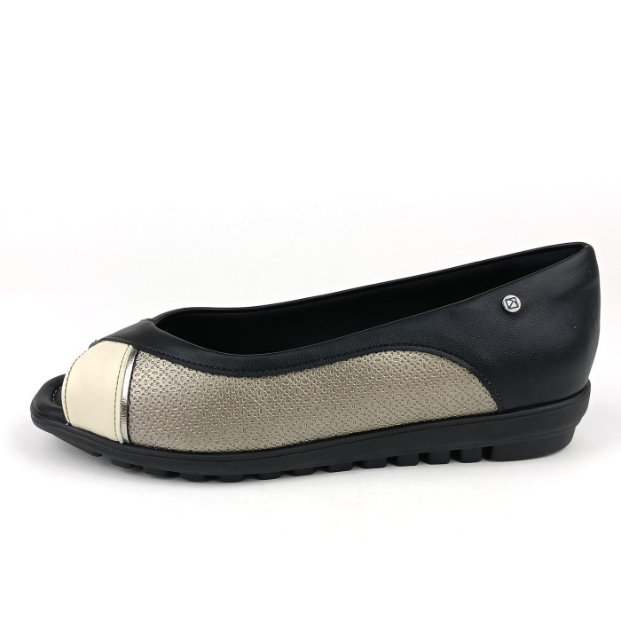 detail Dámské baleríny na klínku Piccadilly 112009-1 černé