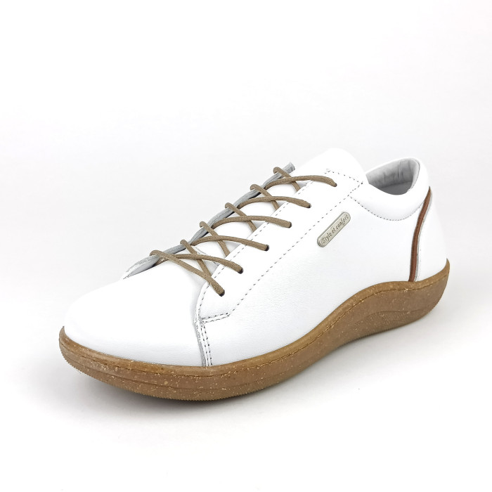 detail Dámské polobotky Looke L1393 03 bílé