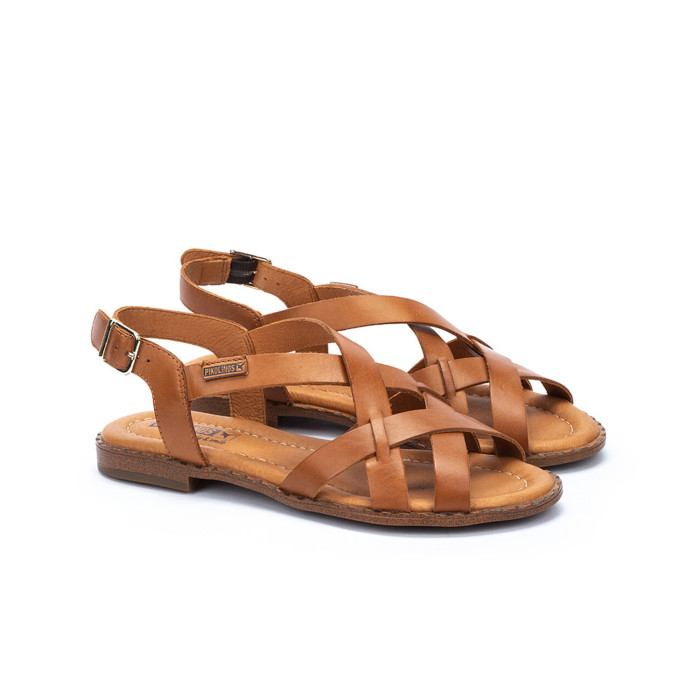 detail Dámské sandály PIKOLINOS WOX-0556ST hnědé