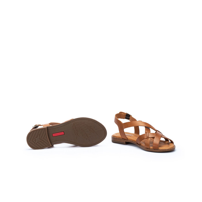 detail Dámské sandály PIKOLINOS WOX-0556ST hnědé