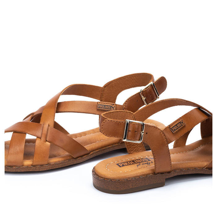 detail Dámské sandály PIKOLINOS WOX-0556ST hnědé