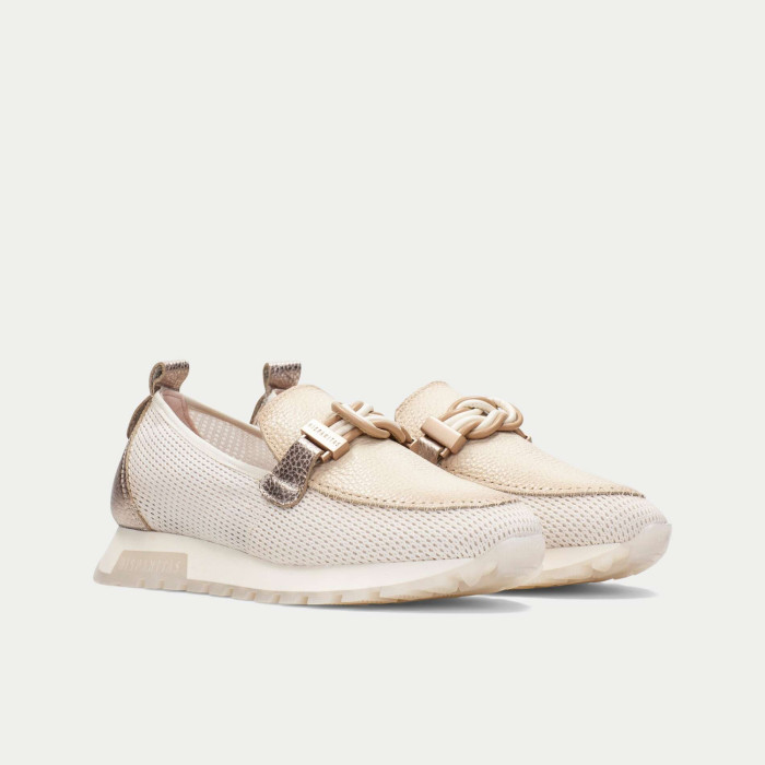 detail Dámské mokasíny na klínku Hispanitas HV264857 béžové