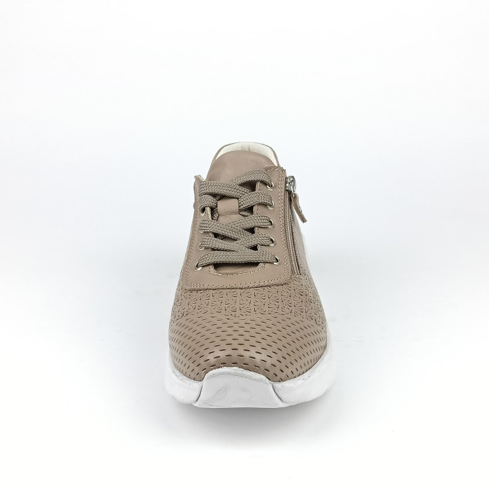 detail Dámské tenisky na klínku Ladies B3758.19 hnědé