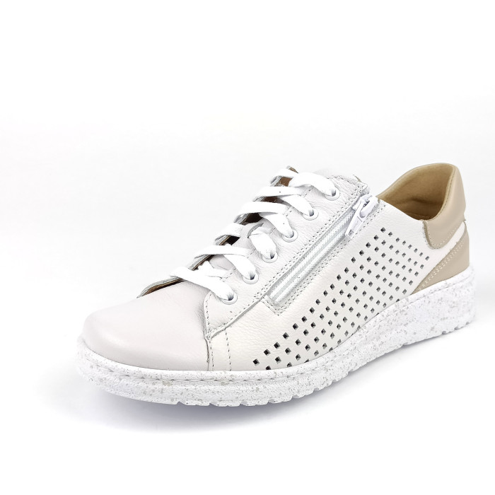 detail Dámské polobotky na klínku Peon WA/720P-57 béžové