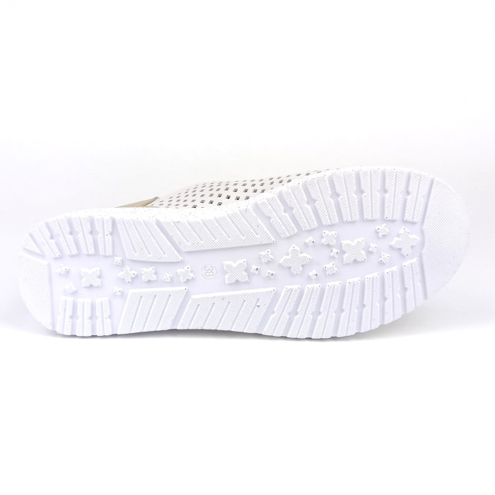 detail Dámské polobotky na klínku Peon WA/720P-57 béžové