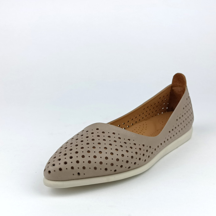 detail Dámské baleríny Ladies 26140515 hnědé