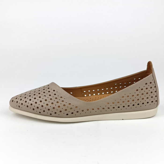 detail Dámské baleríny Ladies 26140515 hnědé