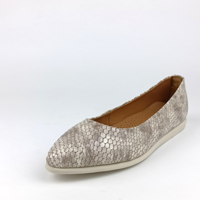 detail Dámské baleríny Ladies 26140525 hnědé