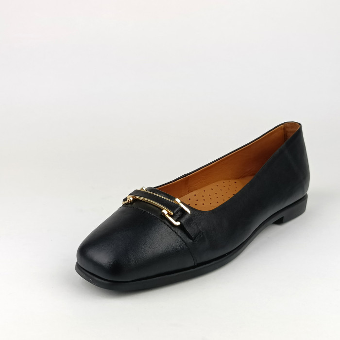 detail Dámské baleríny na podpatku Ladies 26140804 černé