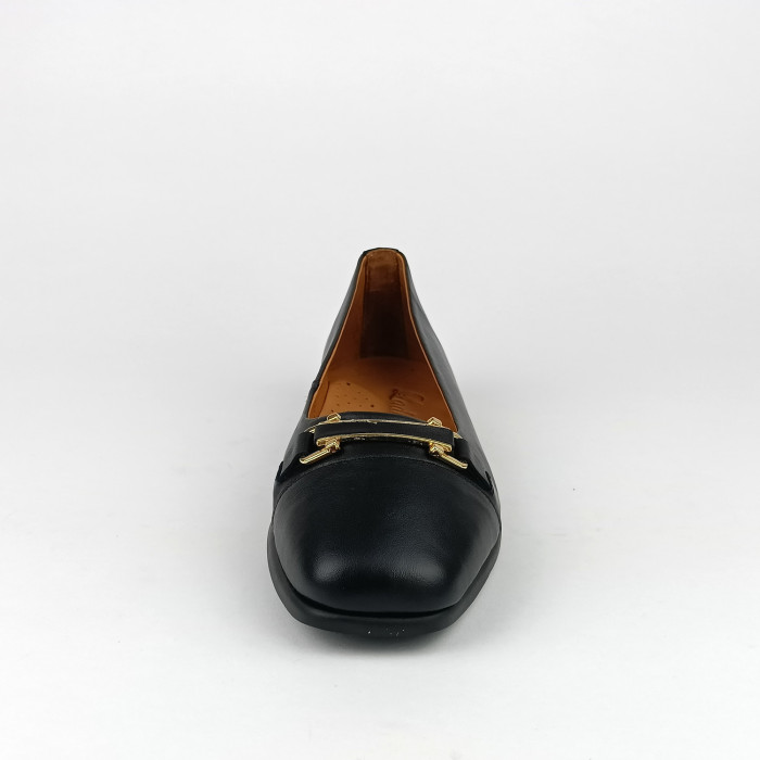 detail Dámské baleríny na podpatku Ladies 26140804 černé