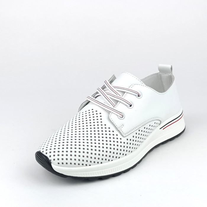 detail Dámské polobotky Looke L1445 68 207 bílé