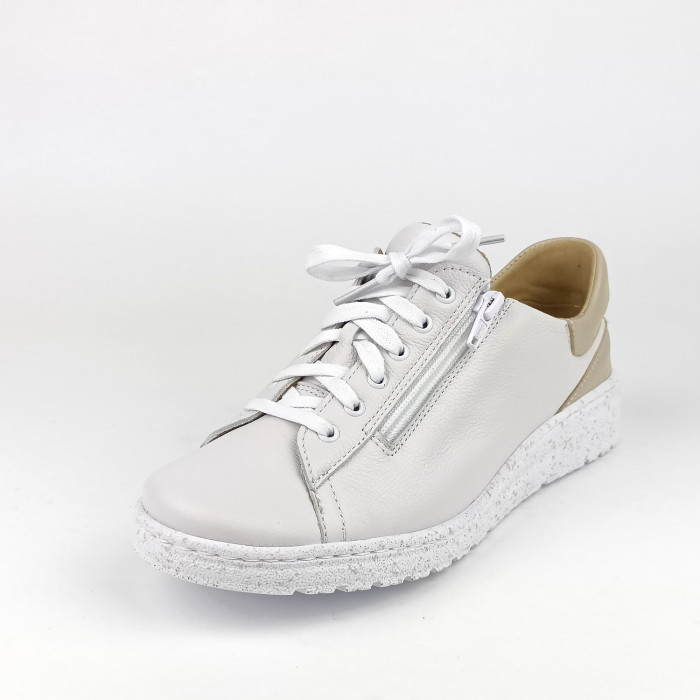 detail Dámské polobotky na klínku Peon WA/720-57 bílé