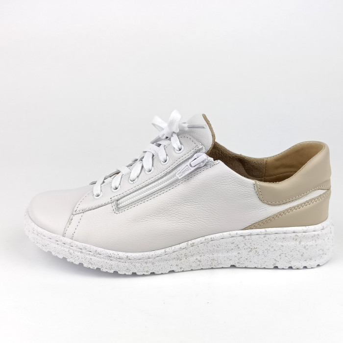 detail Dámské polobotky na klínku Peon WA/720-57 bílé