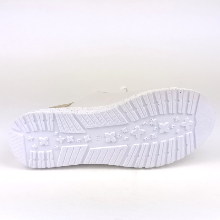 detail Dámské polobotky na klínku Peon WA/720-57 bílé