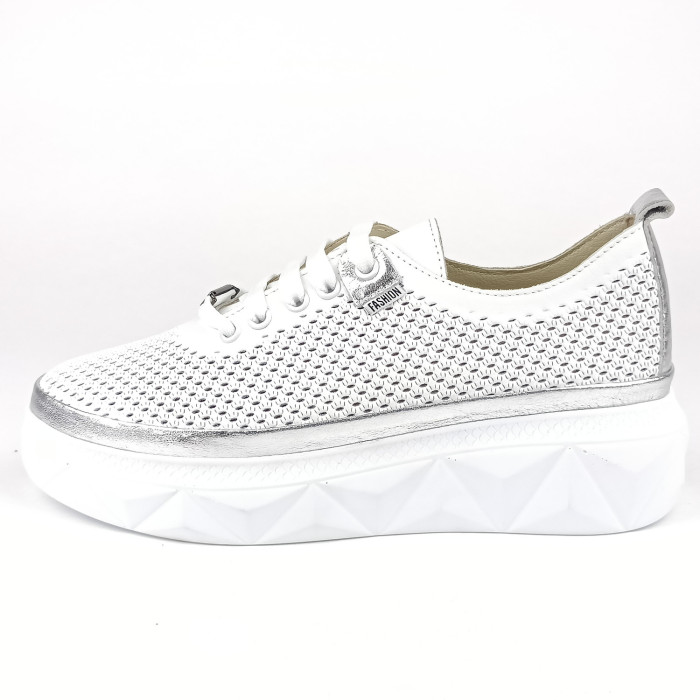 detail Dámské tenisky na platformě Guero G352-609-4-T606 bílé
