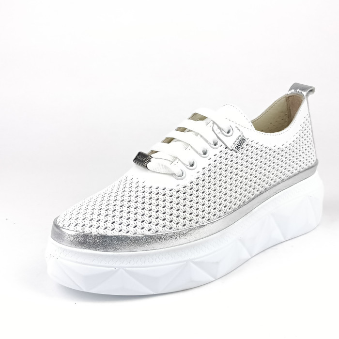 detail Dámské tenisky na platformě Guero G352-609-4-T606 bílé