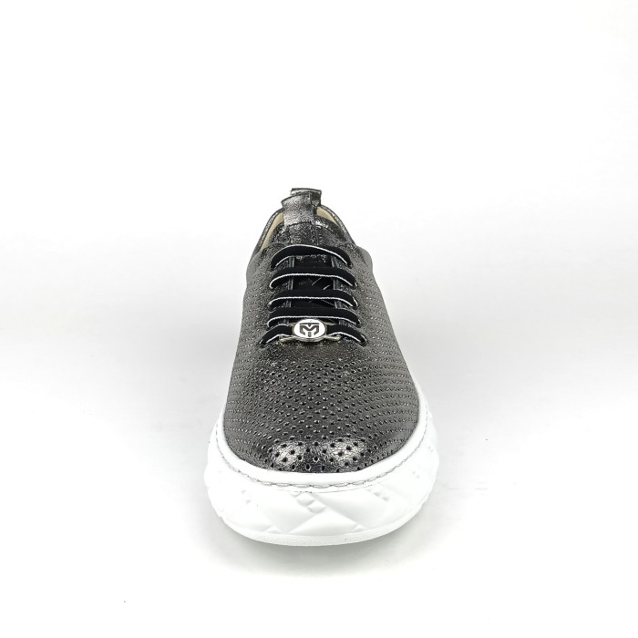 detail Dámské tenisky na platformě Guero G075-YZ5000 metalické