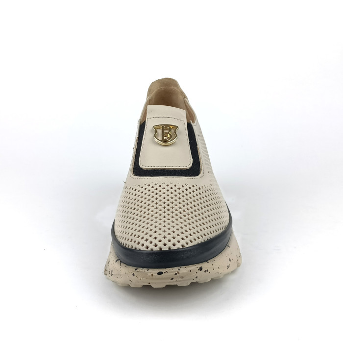 detail Dámské mokasíny na klínku Guero G197-1101-016 béžové