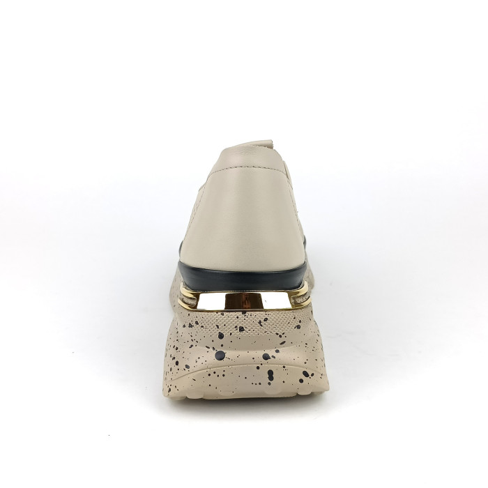 detail Dámské mokasíny na klínku Guero G197-1101-016 béžové