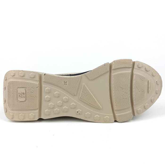 detail Dámské mokasíny na klínku Guero G197-1101-016 béžové