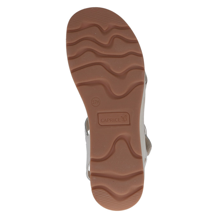 detail Dámské sandály na klínku Caprice 9-28304-46 156 bílé