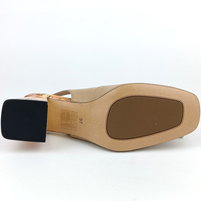 detail Dámské lodičky Ladies AZLS2649 béžové