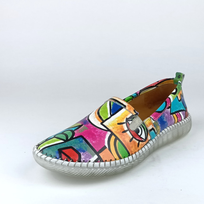 detail Dámské mjokasíny Manitu 840073-00 multicolor