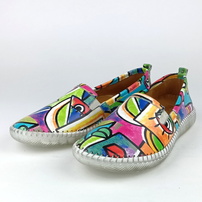 detail Dámské mjokasíny Manitu 840073-00 multicolor