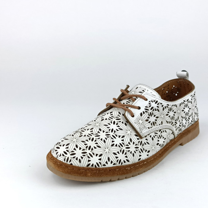 detail Dámské polobotky Manitu 840157-03 bílé